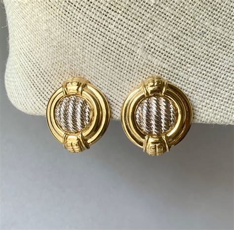 givenchy earrings hoops|givenchy gold earrings vintage.